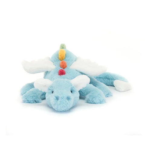 Authentic Jellycat Dragon Plush Toy 100% Original – Soft Pastel Stuffed Animal, Cute Kawaii Dragon Doll Gift for Kids & Collectors