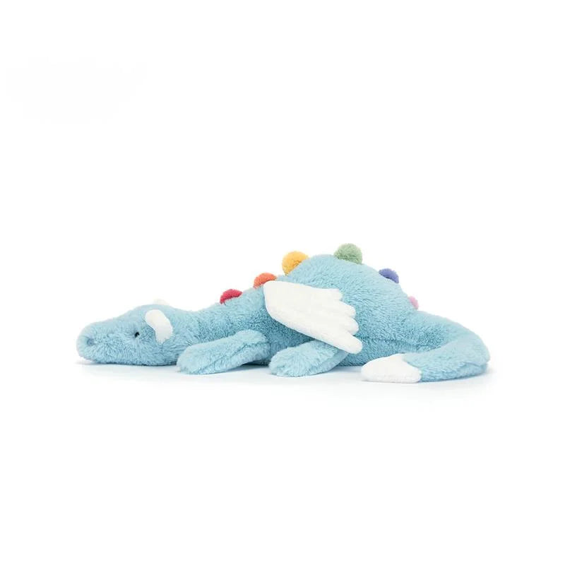 Authentic Jellycat Dragon Plush Toy 100% Original – Soft Pastel Stuffed Animal, Cute Kawaii Dragon Doll Gift for Kids & Collectors